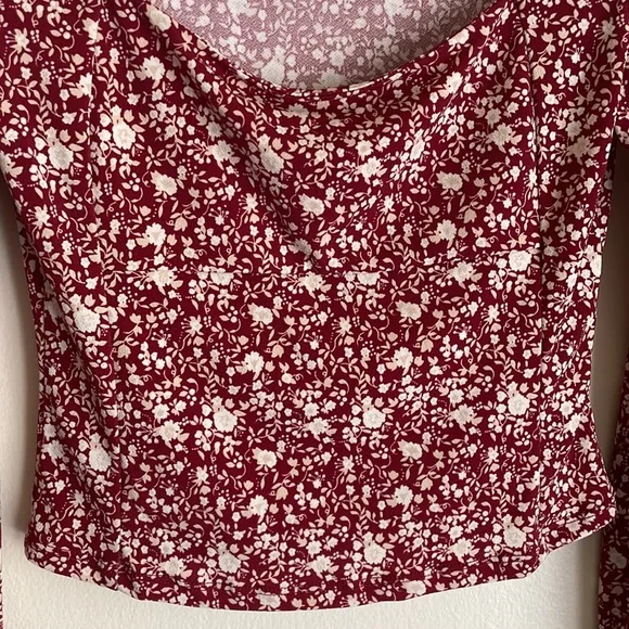 NWT Stitch Fix LUSH Floral Crop Top - Picture 3 of 6